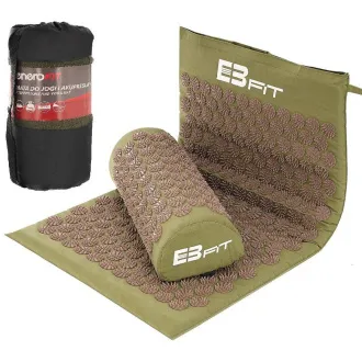 Akupressur PREMIUM Übungsmatte mit Kissen 67x42x2 cm Akupressur PREMIUM Übungsmatte mit Kissen 67x42x2 cm