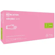 NITRYLEX PINK - Nitrilhandschuhe (puderfrei) rosa, 100 Stück