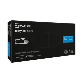 NITRYLEX BLACK - Nitrilhandschuhe (puderfrei) schwarz, 100 Stück NITRYLEX BLACK - Nitrilhandschuhe (puderfrei) schwarz, 100 Stück