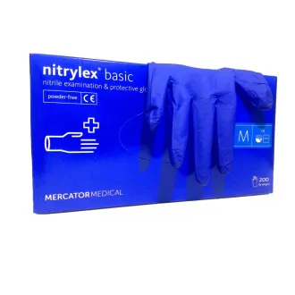 NITRYLEX BASIC - Nitrilhandschuhe (ohne Puder) dunkelblau, 100 Stück NITRYLEX BASIC - Nitrilhandschuhe (ohne Puder) dunkelblau, 100 Stück
