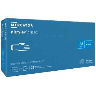 NITRYLEX CLASSIC - Nitrilhandschuhe (puderfrei) blau, unsteril - 100 Stück NITRYLEX CLASSIC - Nitrilhandschuhe (puderfrei) blau, unsteril - 100 Stück