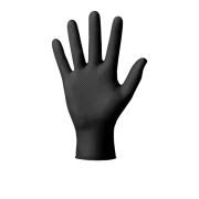 MERCATOR® GOGRIP - Nitril-Handschuhe, puderfrei, 50 Stück, schwarz
