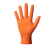 MERCATOR® GOGRIP - Nitril-Handschuhe, puderfrei, 50 Stück, orange
