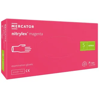 NITRYLEX MAGENTA - Nitrilhandschuhe (ohne Puder), 100 Stück NITRYLEX MAGENTA - Nitrilhandschuhe (ohne Puder), 100 Stück