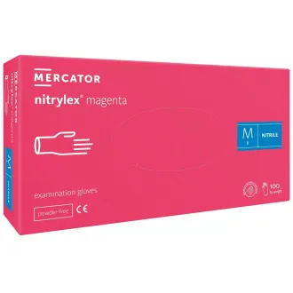 NITRYLEX MAGENTA - Nitrilhandschuhe (ohne Puder), 100 Stück NITRYLEX MAGENTA - Nitrilhandschuhe (ohne Puder), 100 Stück
