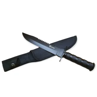 Taktisches Messer MILITARY FINKA SURVIVAL 35 cm schwarz/silber Taktisches Messer MILITARY FINKA SURVIVAL 35 cm schwarz/silber