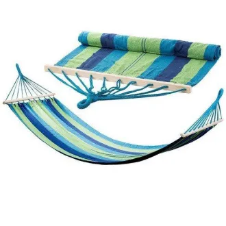 Hängematte aus Baumwolle 270x80cm, für eine Person, Tragkraft 130kg Hängematte aus Baumwolle 270x80cm, für eine Person, Tragkraft 130kg