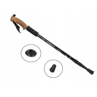 Nordic Walking-Trekkingstöcke mit ergonomischem Korkgriff, 135 cm, 2 Stück