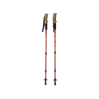 Nordic Walking-Trekkingstöcke mit ergonomischem Korkgriff, 135 cm, 2 Stück