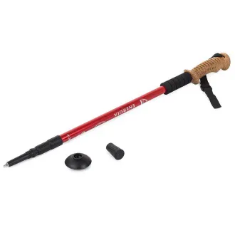 Nordic Walking-Trekkingstöcke mit ergonomischem Korkgriff, 135 cm, 2 Stück