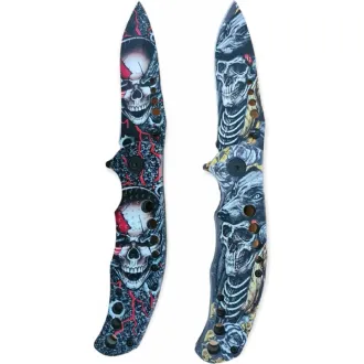 Klappbares taktisches Messer SKULL 20 cm