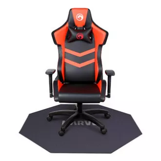 Gaming, Stuhlmatte, Marvo, GM02, 1100 x 1100 x 2 mm, schwarz, rutschfest, SELL Gaming, Stuhlmatte, Marvo, GM02, 1100 x 1100 x 2 mm, schwarz, rutschfest, SELL