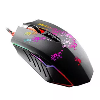 A4Tech BLOODY A60A Maus kabelgebunden, schwarz, 6200DPI A4Tech BLOODY A60A Maus kabelgebunden, schwarz, 6200DPI