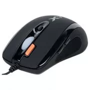 A4Tech X-710BK Maus kabelgebunden, schwarz, 2000DPI
