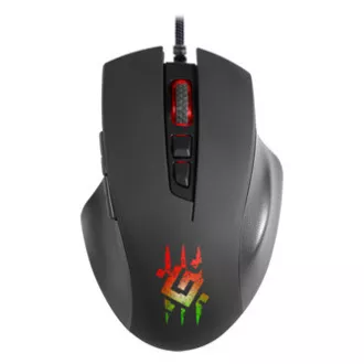 Defender Wolverine GM-700L RGB Maus kabelgebunden, schwarz, 12800DPI Defender Wolverine GM-700L RGB Maus kabelgebunden, schwarz, 12800DPI