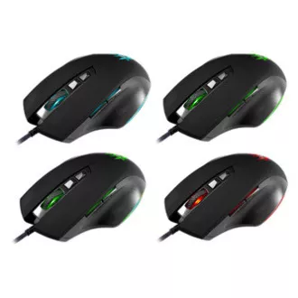 Defender Wolverine GM-700L RGB Maus kabelgebunden, schwarz, 12800DPI Defender Wolverine GM-700L RGB Maus kabelgebunden, schwarz, 12800DPI