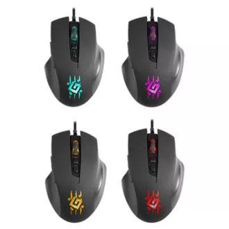 Defender Wolverine GM-700L RGB Maus kabelgebunden, schwarz, 12800DPI Defender Wolverine GM-700L RGB Maus kabelgebunden, schwarz, 12800DPI