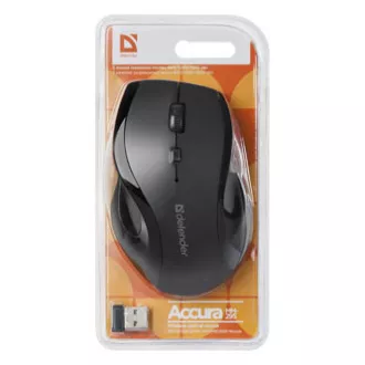 Defender Accura MM-295 Kabellose Maus, schwarz, 1600DPI Defender Accura MM-295 Kabellose Maus, schwarz, 1600DPI