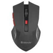 Defender Accura MM-275 Kabellose Maus, Schwarz, 1600DPI