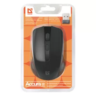 Defender Accura MM-935 Kabellose Maus, schwarz, 1600DPI