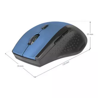 Defender Accura MM-365 Kabellose Maus, Schwarz-Blau, 1600DPI