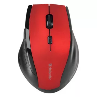 Defender Accura MM-365 Maus kabellos, schwarz-rot, 1600DPI