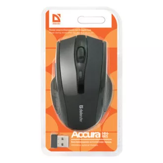 Defender Accura MM-665 Kabellose Maus, schwarz, 1600DPI Defender Accura MM-665 Kabellose Maus, schwarz, 1600DPI