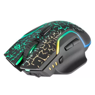 Defender Oneshot GM-067 LED-Maus kabellos, schwarz, 3200DPI