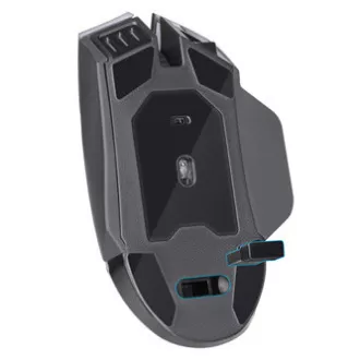 Defender Oneshot GM-067 LED-Maus kabellos, schwarz, 3200DPI
