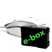 E-blue MOOD Maus kabelgebunden, silber, 2400DPI, e-box