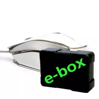 E-blue MOOD Maus kabelgebunden, silber, 2400DPI, e-box E-blue MOOD Maus kabelgebunden, silber, 2400DPI, e-box
