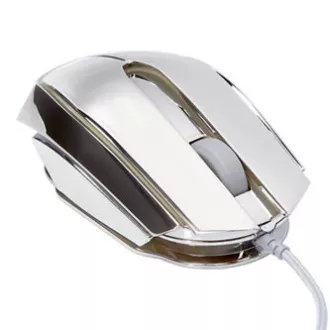 E-blue MOOD Maus kabelgebunden, silber, 2400DPI, e-box E-blue MOOD Maus kabelgebunden, silber, 2400DPI, e-box