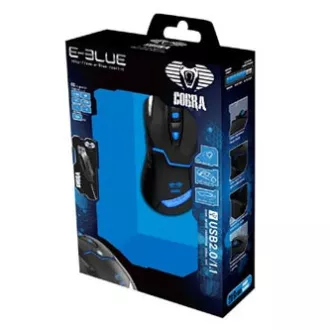 E-blue Cobra 622 Maus kabelgebunden, schwarz, 1600DPI, FOR SALE