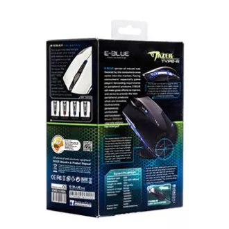 E-blue Mazer R Maus kabelgebunden, schwarz, 2400DPI E-blue Mazer R Maus kabelgebunden, schwarz, 2400DPI