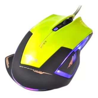 E-blue Mazer R Maus kabelgebunden, grün, 2400DPI, SELL