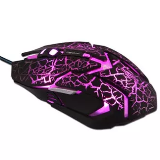 E-blue Auroza Gaming Maus kabelgebunden, schwarz, 4000DPI, e-box