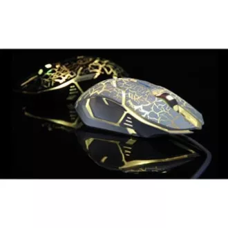 E-blue Auroza Gaming Maus kabelgebunden, schwarz, 4000DPI, e-box