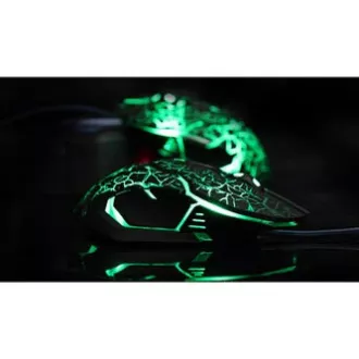 E-blue Auroza Gaming Maus kabelgebunden, schwarz, 4000DPI, e-box
