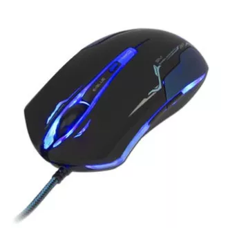 E-blue Auroza Maus kabelgebunden, schwarz, 3500DPI