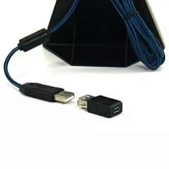 E-blue Auroza G Maus kabelgebunden, schwarz, 3000DPI