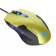 E-blue Auroza G Maus kabelgebunden, grün, 3000DPI, SELL