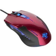 E-blue Auroza G Maus kabelgebunden, rot, 3000DPI
