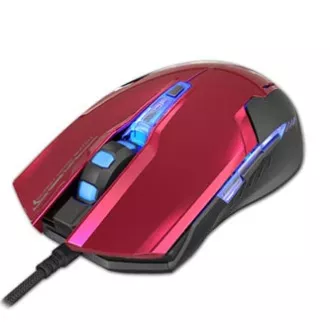 E-blue Auroza G Maus kabelgebunden, rot, 3000DPI