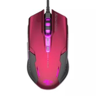 E-blue Auroza G Maus kabelgebunden, rot, 3000DPI