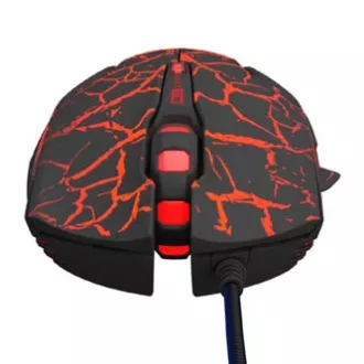 E-blue Mazer Pro Maus kabelgebunden, schwarz-rot, 2500DPI, e-box E-blue Mazer Pro Maus kabelgebunden, schwarz-rot, 2500DPI, e-box