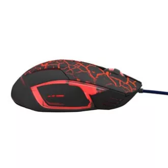 E-blue Mazer Pro Maus kabelgebunden, schwarz-rot, 2500DPI, e-box E-blue Mazer Pro Maus kabelgebunden, schwarz-rot, 2500DPI, e-box