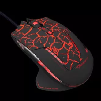 E-blue Mazer Pro Maus kabelgebunden, schwarz-rot, 2500DPI, e-box E-blue Mazer Pro Maus kabelgebunden, schwarz-rot, 2500DPI, e-box