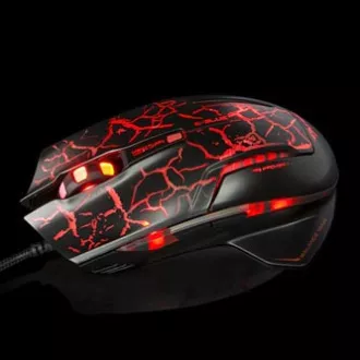 E-blue Mazer Pro Maus kabelgebunden, schwarz-rot, 2500DPI, e-box E-blue Mazer Pro Maus kabelgebunden, schwarz-rot, 2500DPI, e-box