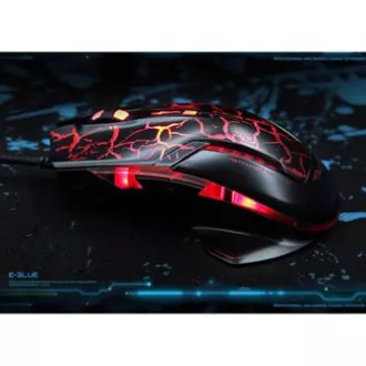 E-blue Mazer Pro Maus kabelgebunden, schwarz-rot, 2500DPI, e-box E-blue Mazer Pro Maus kabelgebunden, schwarz-rot, 2500DPI, e-box
