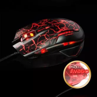 E-blue Mazer Pro Maus kabelgebunden, schwarz-rot, 2500DPI, e-box E-blue Mazer Pro Maus kabelgebunden, schwarz-rot, 2500DPI, e-box